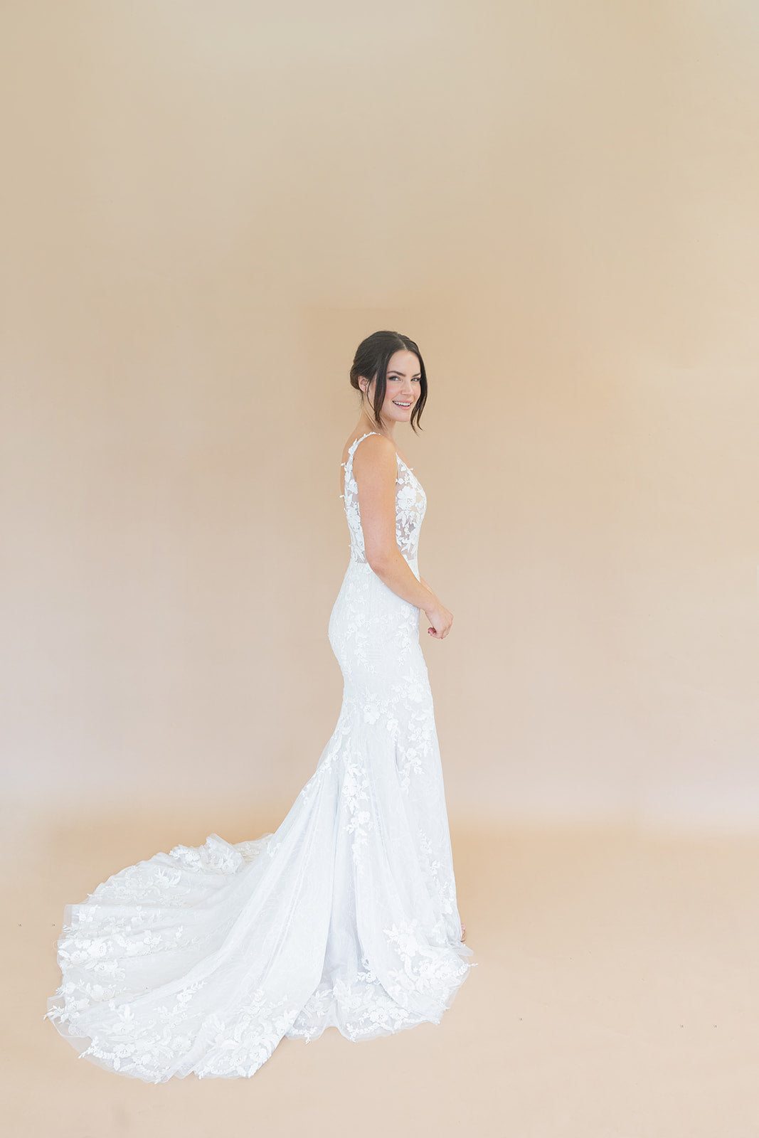 The Reina Gown in White