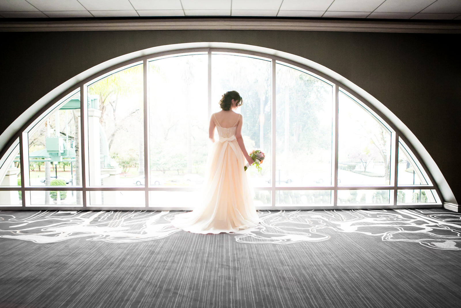 A magical golden wedding
