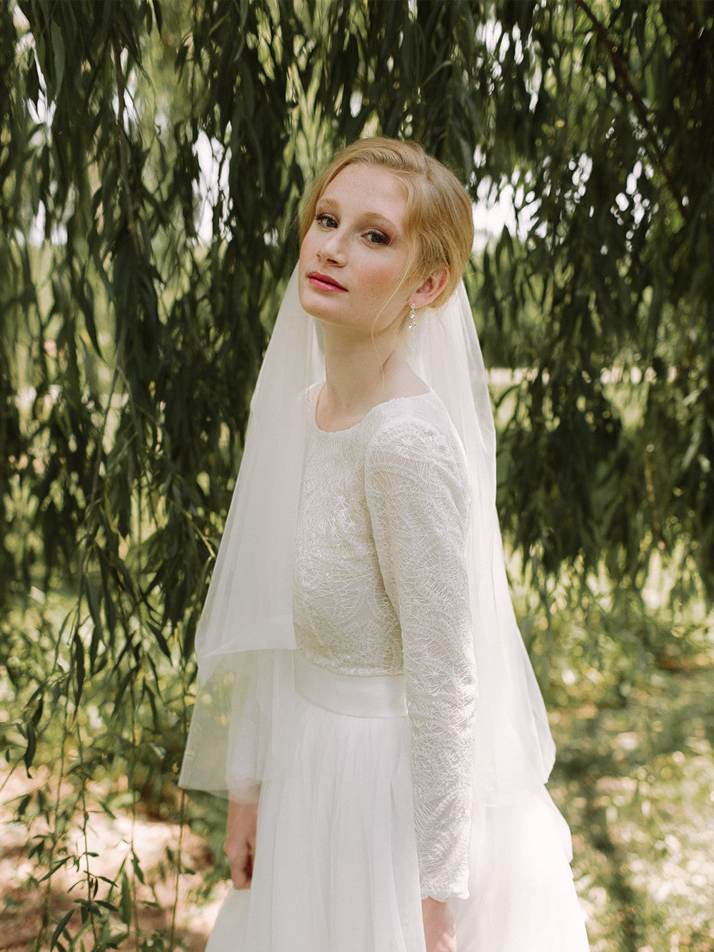 Classic Tulle Wedding Veil. Lace &amp; Liberty