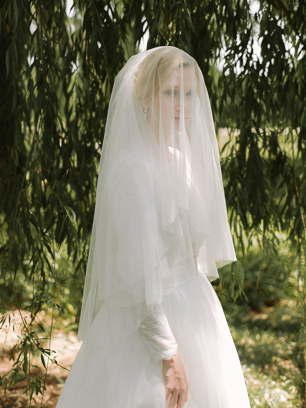 Classic Tulle Wedding Veil. Lace &amp; Liberty