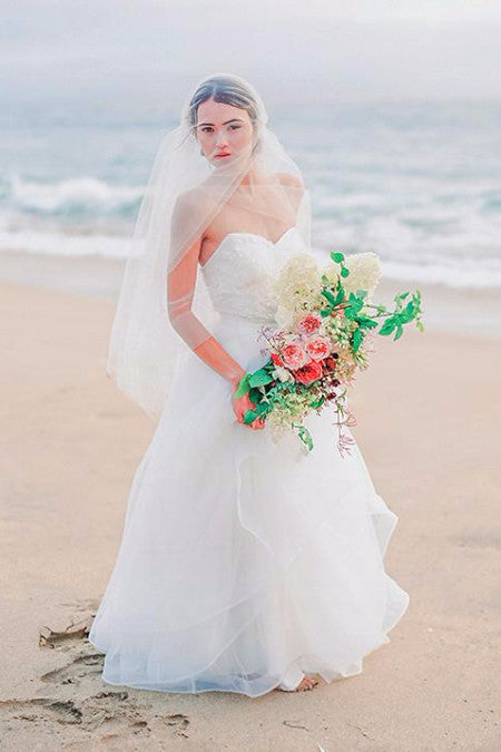Celebration Skirt &amp; Bali Sunset Dress: Bridal Separates. Custom made wedding dress by Lace &amp; Liberty